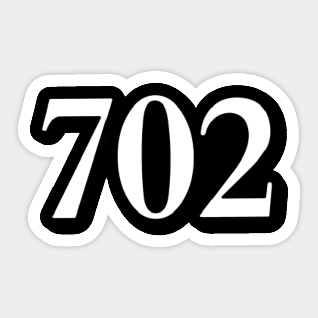 702 area code las vegas sticker teepublic